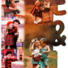הדפסת קולאז על עץ עם אותיות